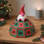 Papercraft calendário do advento em origami