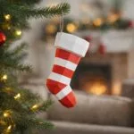 Papercraft chaussette de Noël en origami 3D