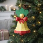 Papercraft Campana de Navidad 3D
