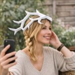 Papercraft Hirschgeweih-Krone als 3D-Origami