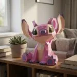 Papercraft d'Angel Stitch en origami 3D