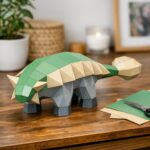 3D Origami Ankylosaurus Papercraft