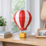 Papercraft de ballon en origami 3D