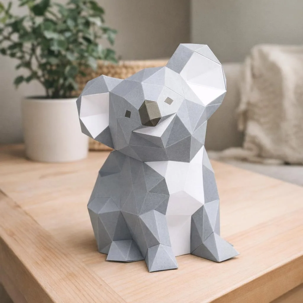 Papercraft di elefantino in origami