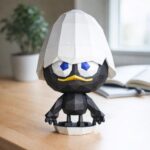 Papercraft de calimero en origami