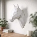 Papercraft de cheval en origami 3D