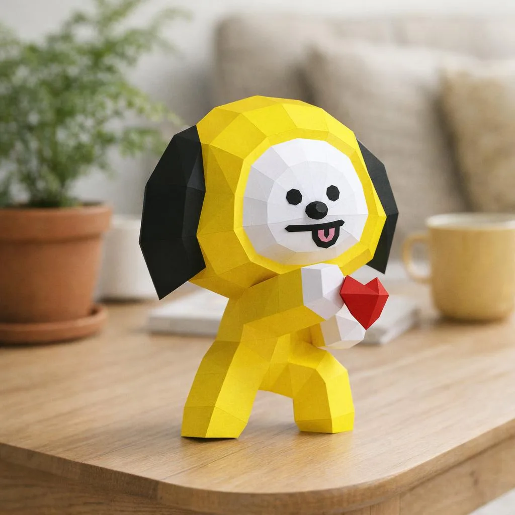 Chimmy Papercraft als Origami