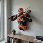 Origami 3D Deathstroke papercraft, weergave 2