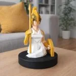 Papercraft de déesse Athenea en origami 3D