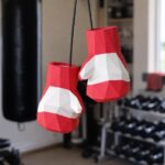 Papercraft di guantoni da boxe in origami 3D