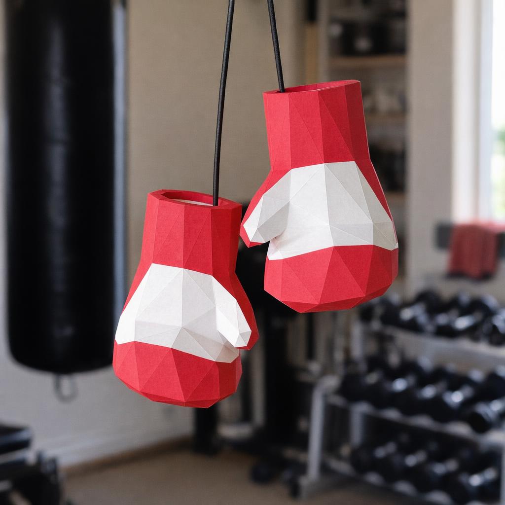 Papercraft bébé Ara en origami 3D