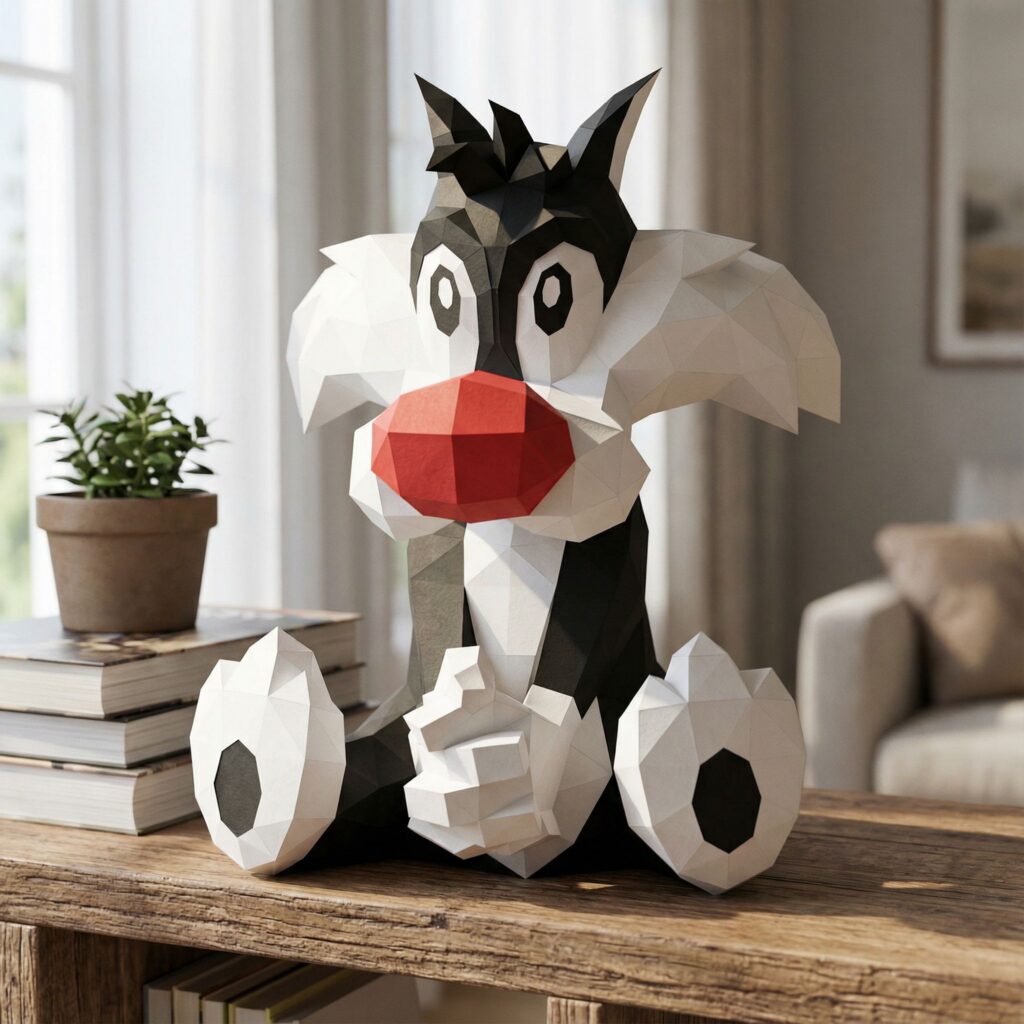 Papercraft de Grominet en origami 3D