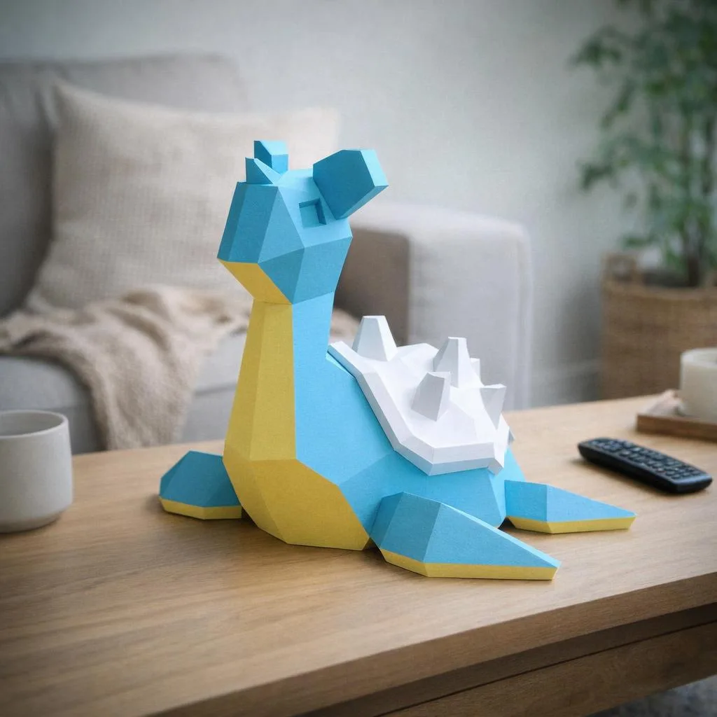 Papercraft de Lapras en origami 3D