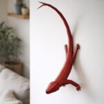 Papercraft de lézard en origami