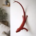 Papercraft de lézard en origami