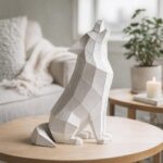 Howling Wolf 3D Origami Papercraft
