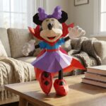 Papercraft de Minnie Halloween en origami 3D
