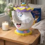 Papercraft Mevrouw Samovar en Zip in 3D-origami, weergave 2