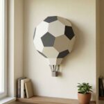 Papercraft de montgolfière en origami