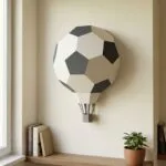 Papercraft de montgolfière en origami