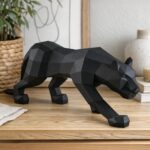 3D Origami Panther Papercraft