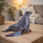 Papercraft Seehund in 3D-Origami