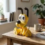 Papercraft von Pluto als Origami