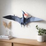 Papercraft de ptérodactyle en origami 3D