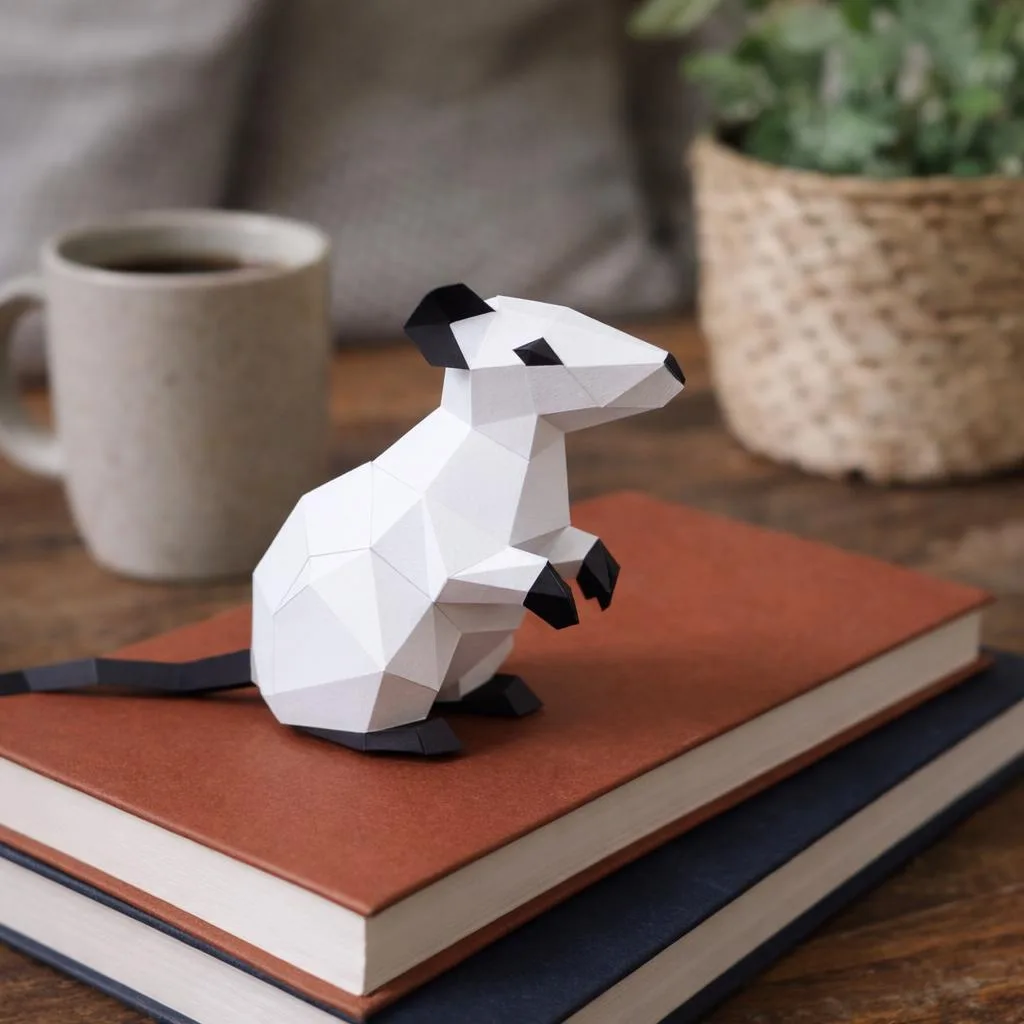 3D-Origami-Papercraft Ratte