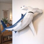 Papercraft de requin marteau en origami 3D