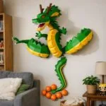 Papercraft de Shenlong en origami 3D, vue 2