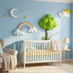 Papercraft de soleil, nuage et lune en origami 3D