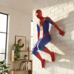 Papercraft murale di Spiderman in origami 3D
