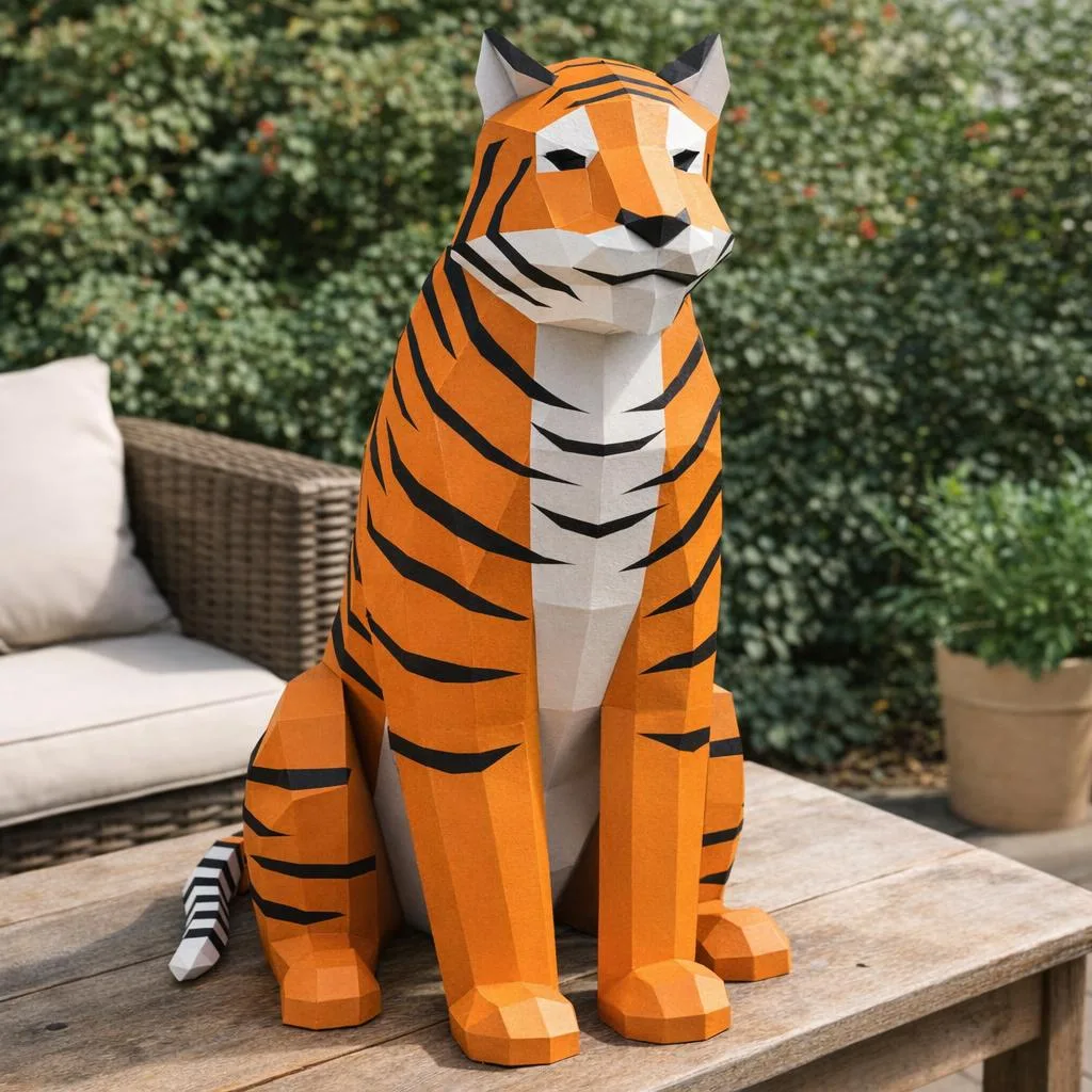 Papercraft Tiger Origami PDF