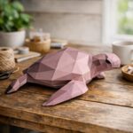 Papercraft de tortue de mer en origami