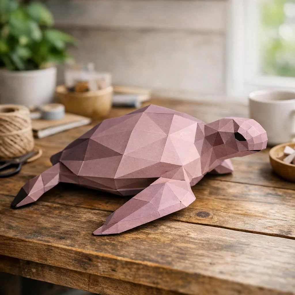 Sea Turtle Origami Papercraft