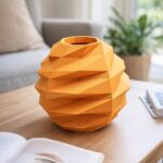 Papercraft de vase rond en origami 3D