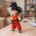 Papercraft d'enfant de Goku en origami