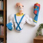 Papercraft Earthworm Jim en origami
