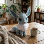 Papercraft Evoli shiny als 3D-Origami