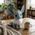 Shiny Eevee 3D origami papercraft