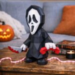 Papercraft Ghostface Scream em origami