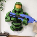 Halo Master Chief Papercraft in 3D Origami
