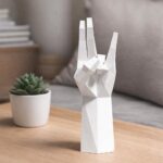 Papercraft main en posture 4 origami