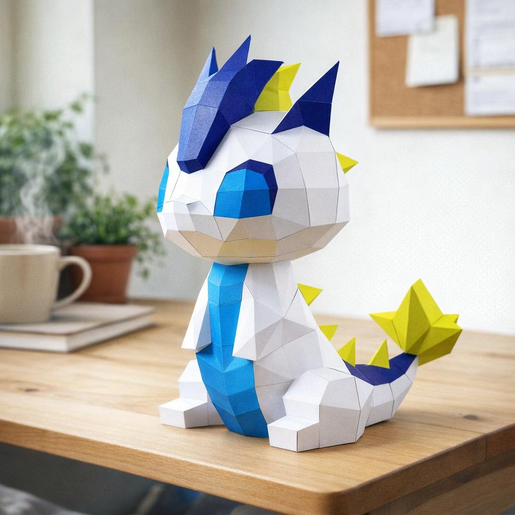 Papercraft de Gorille en origami 3D