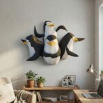 Madagascar Penguins 3D Origami Papercraft
