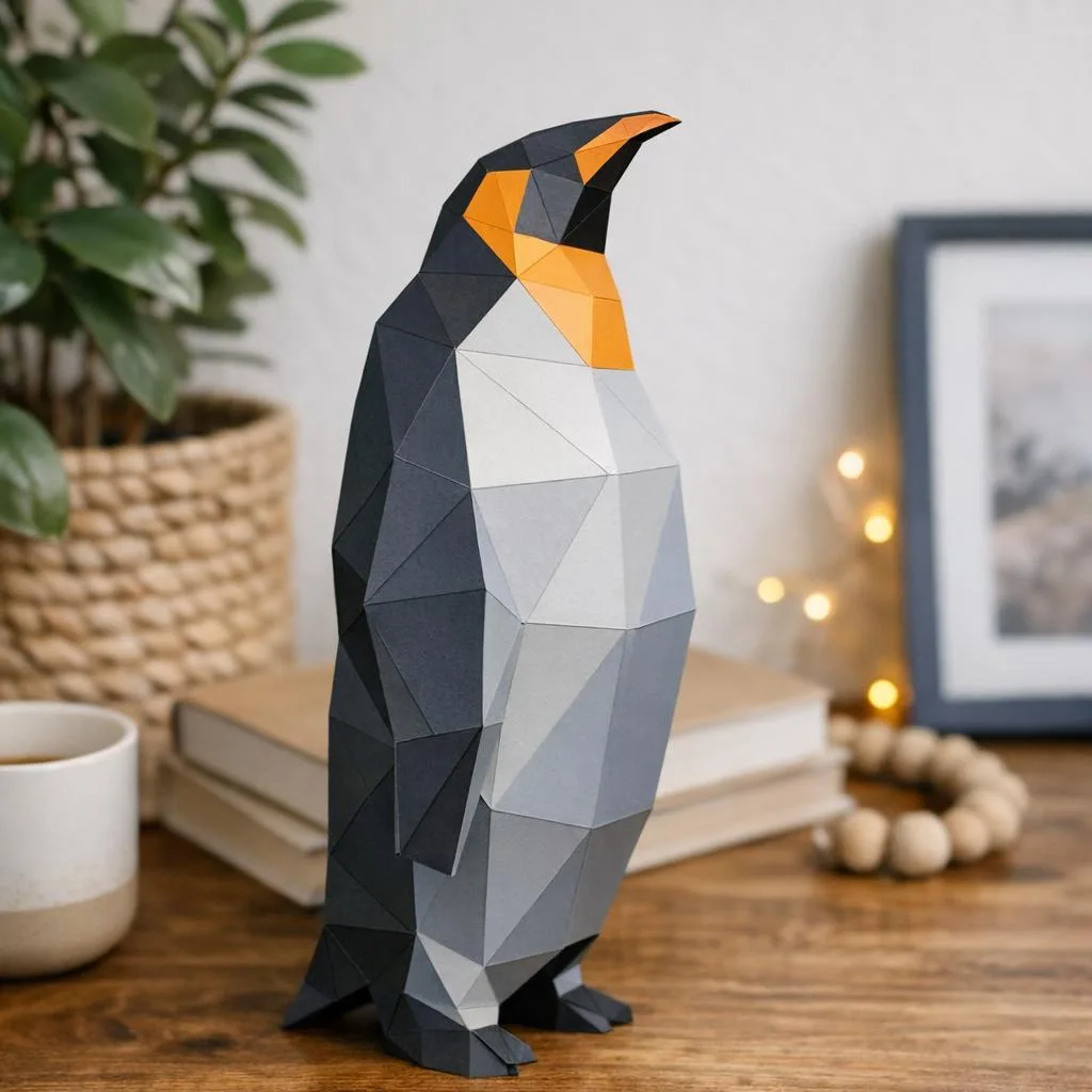 Papercraft dinossauros T-Rex e Tricerátops em origami 3D
