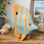 Papercraft poisson papillon en origami 3D