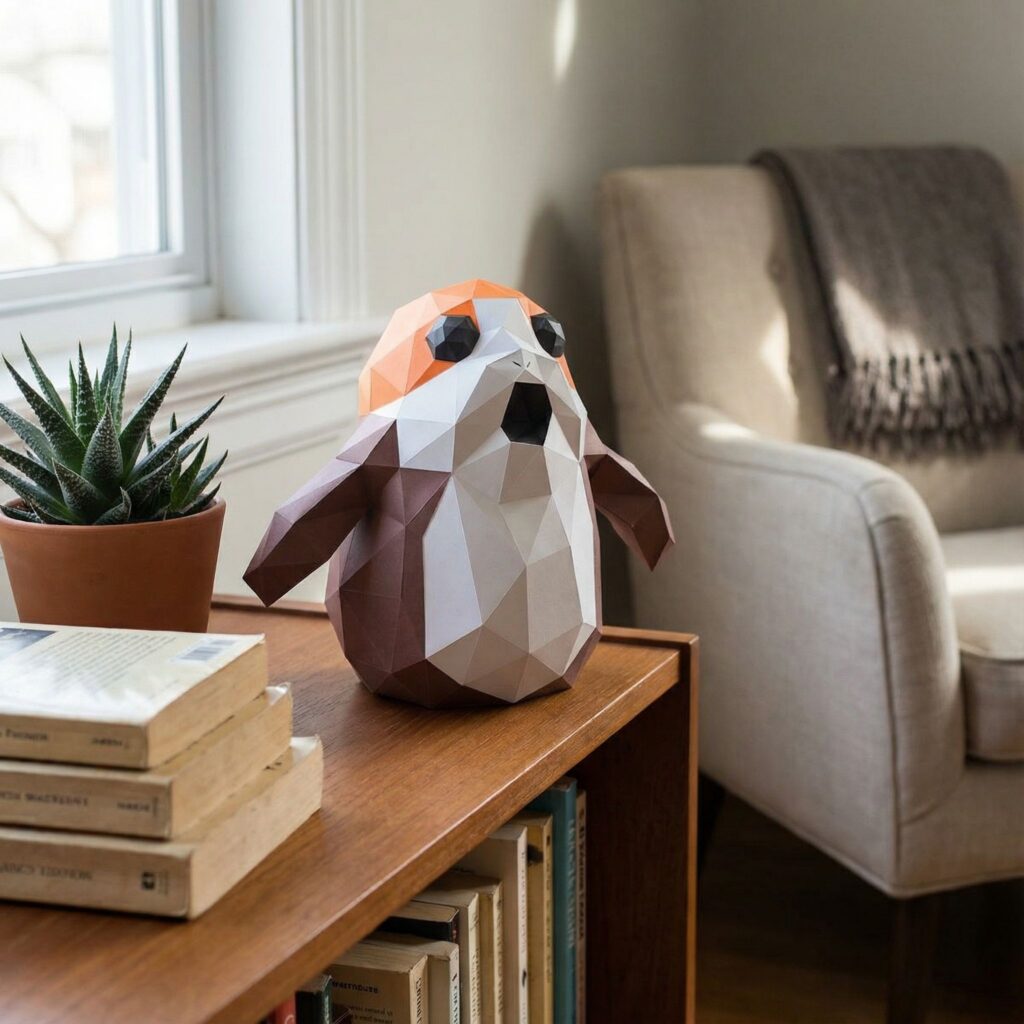 Papercraft de fusée qui décolle en origami 3D