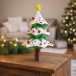 Papercraft sapin de Noël en origami 3D
